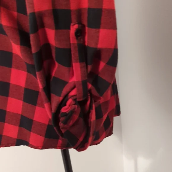 Red Plaid Flannel - Picture 5 of 7